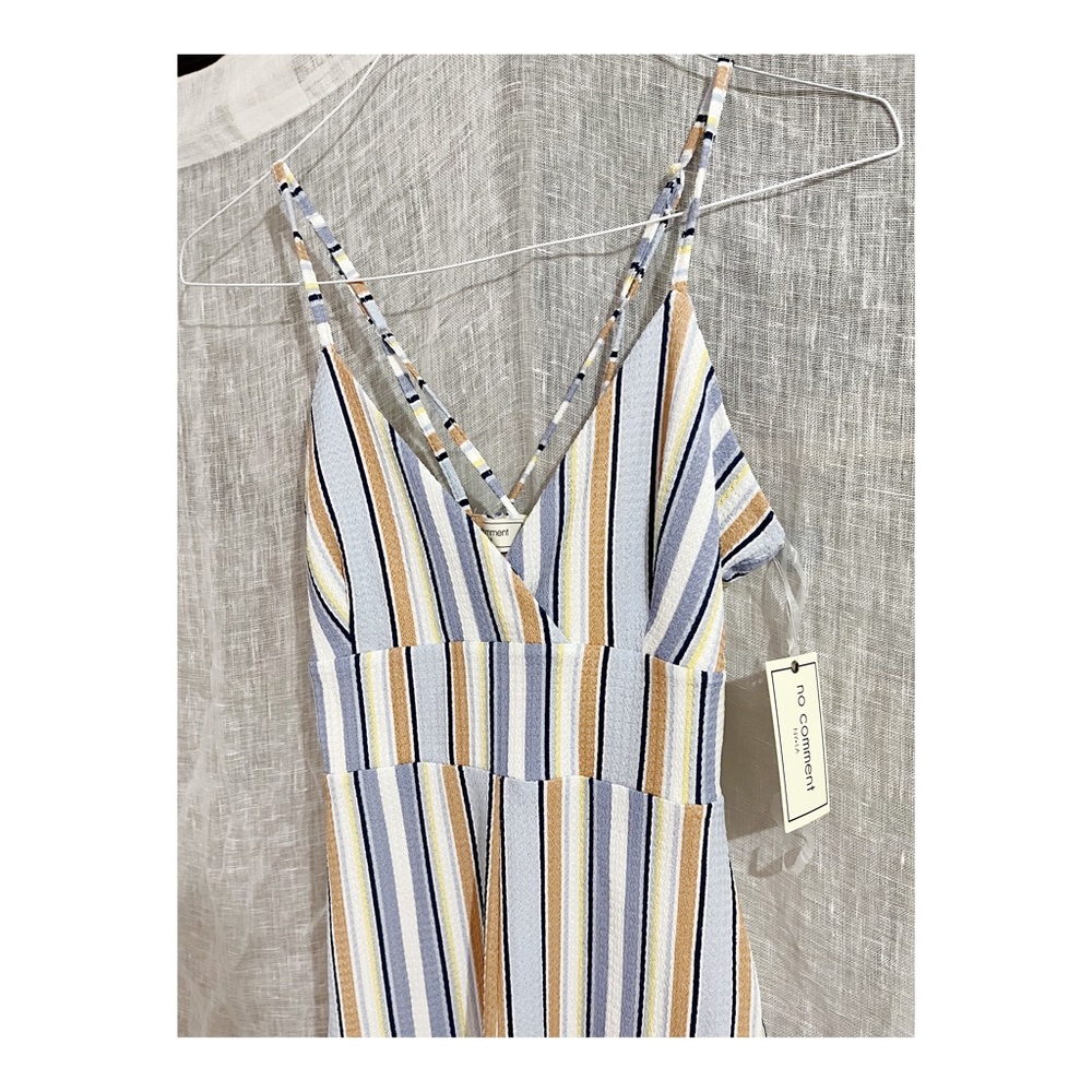 Stripped Pant Romper